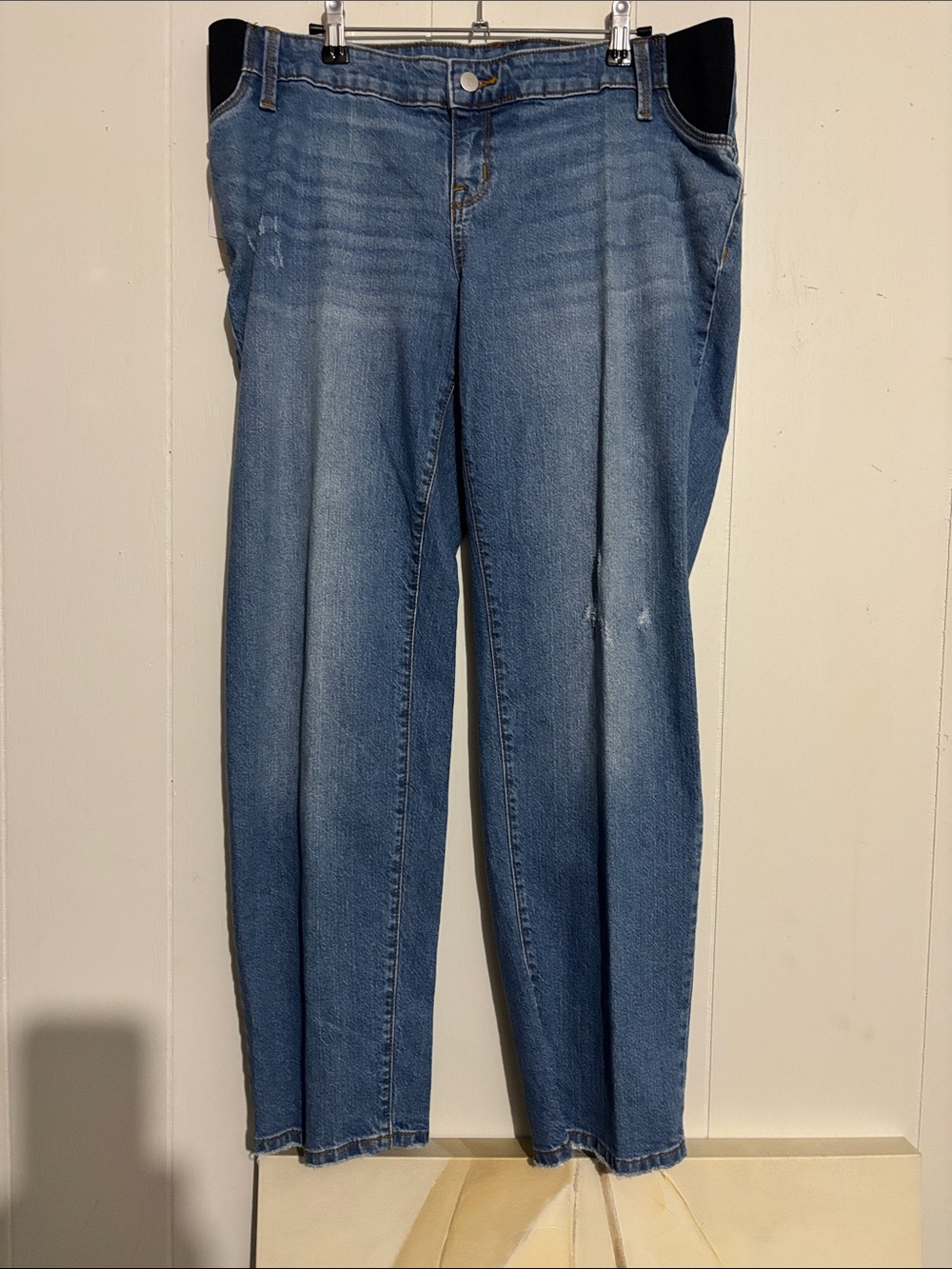 Isabel Maternity by Ingrid & Isabel Medium Blue Straight Leg Maternity Jeans